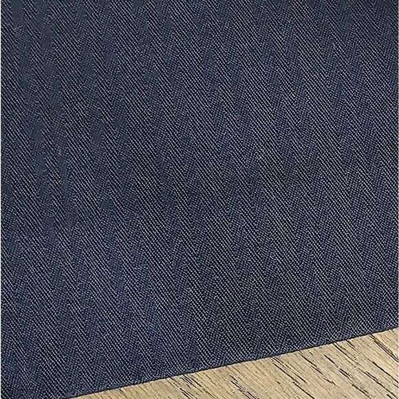 Jil Sander Midi Wool Flare Pleat Minimalist Skirt in Navy Pinstripe 36 / US 6 - Picture 10 of 14